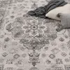 Vintage Boho moderner Wohnzimmerteppich Kurzflor waschbar Produktbild-Vorschau 2