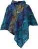 Poncho mit Kapuze, Goa Hippie, Boho Poncho - Produktbild-Vorschau 6