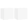 Pensili TV 2 pz. Bianco 40,5x30x40 cm Materiale a base di Anteprima dell’immagine prodotto 1