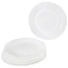 6x Speiseteller Arkona Opalglas 24cm weiß Ess-Teller groß Produktbild-Vorschau 2