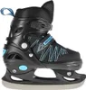 A black and blue inline skate with a white blade. Anteprima dell’immagine prodotto