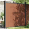 vidaXL Zaunelement Braun 173x186 cm WPC Produktbild-Vorschau 2