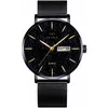 Edelstahl Armbanduhr Datum Luxus Herren Uhr Männer Quarz Produktbild-Vorschau 2