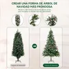 HOMAVO Árbol de Navidad Artificial 210 cm para hogar jardín Vista previa de la imagen del producto 4