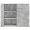 vidaXL Wandregal Betongrau 75x35x60 cm Holzwerkstoff Produktbild-Vorschau 4