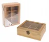 Dekorative Teedose aus Holz 21x16 cm Produktbild-Vorschau 1