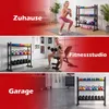 Stojak na hantle COSTWAY, 3-poziomowy, z regulacją odstępu Podgląd zdjęcia produktu 6