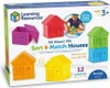 Learning resources, domki, figurki do nauki kolorów i Náhled obrázku produktu 7