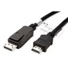VALUE DisplayPort-kabel, DP - HDTV, recht/recht, zwart, 4,5 Productafbeelding-voorbeeld 1