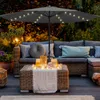 EINFEBEN 3m Sonnenschirm mit LED Solar Marktschirm mit Produktbild-Vorschau 8
