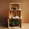 Creative Deco Caja de madera natural, 30 x 20 x 15 cm Vista previa de la imagen del producto 5