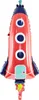 PartyDeco Rocket, Spielzeugballon, Gemischte Farben, Produktbild-Vorschau 1