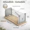 Rattenfalle 4er Set Lebendfalle Ratten Falle Mausefalle Produktbild-Vorschau 6