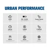 A grid of icons and text describing the features of an electric bicycle. Produktbild-Vorschau