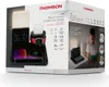 The image shows the packaging of a Thomson 4-in-1 charging station, with a lifestyle shot of a person using it. Voir les images du produit