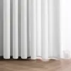 Zasłona biała CARLI 140x250 cm matowa na troczkach do Podgląd zdjęcia produktu 6