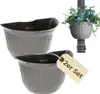 2er Set Blumentopf für Regenrohr Wandtopf Fallrohr Produktbild-Vorschau 1