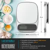 Arendo Küchenwaage digital, Edelstahl, bis 5000 g, 1g Produktbild-Vorschau 2