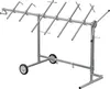 Otočný lakovací stojan Wiltec 2300 x 610 x 1340 mm, so 4 Náhľad obrázku produktu 1