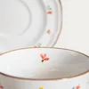 HOMLA GRETA Tasse mit Untertasse mit Blumen 0,2 l Produktbild-Vorschau 4