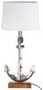 Gilde Tischleuchte, Anker, "Anker", Aluminium, Mangoholz, Produktbild-Vorschau 1