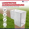 GeZu Impex Pfostenecke 2 Balken 121 x 121 mm Feuerverzinkt Produktbild-Vorschau 8
