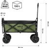 Kempingový vozík NILS Camp NC2602 150L zelený Náhľad obrázku produktu 7
