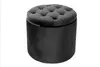 riess-ambiente Runder Hocker MODERN BAROCK 50cm grau Samt Produktbild-Vorschau 9