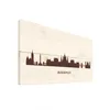 Wanddekoration Holz Gemälde - Illustration Skyline Produktbild-Vorschau 1