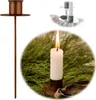 LS-LebenStil Metall Stabkerzenhalter Kupfer Braun 15cm Produktbild-Vorschau 1