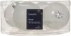 Weihnachtskugeln Glas 8cm 4 Stück - Winterweiss transparent Produktbild-Vorschau 1