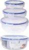 Pack 3 luftdichte Kunststoff-Lunchboxen, 1400ml, 800ml, Produktbild-Vorschau 4