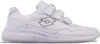 A white Lotto sneaker with velcro straps is shown against a white background. Produktbild-Vorschau