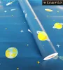 Folie selbstklebend Weltall Raumschiff Planeten Sterne Produktbild-Vorschau 2
