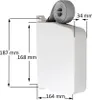 1 x INOVATEC Rollladen Gurtwickler weiß Maxi 11 m Gurtband Produktbild-Vorschau 2