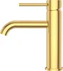 Balneo Wasserhahn Waschtischarmatur glänzend gold Edelstahl Produktbild-Vorschau 5