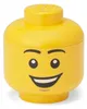 Lego mini-figure head container – Happy Boy Produktbild-Vorschau 1