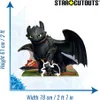 Pappfigur Ohnezahn Dragons Höhe 61 cm Produktbild-Vorschau 3