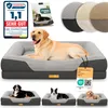 ELONEO Orthopädisches Hundebett, Größe L - Grau Produktbild-Vorschau 1