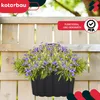 KOTARBAU® Set di 6 fioriere da balcone cesto da appendere a Anteprima dell’immagine prodotto 2