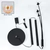 Lerici Stehlampe aus Metall/Glas in Schwarz/Bernstein/Klar Produktbild-Vorschau 5
