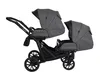 Kunert passeggino gemellare 3in1 BOOSTER con telaio nero e Anteprima dell’immagine prodotto 2