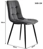 Abrihome 140x80cm Esstisch-Set mit 4 Stühlen, Esszimmer-Set Produktbild-Vorschau 7