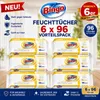 Bingo vlhčené utierky s vôňou citróna, 6x96 kusov – Lemon – Náhľad obrázku produktu 1