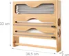 Relaxdays Wandrollenhalter 4 in 1, Küchenrolle, Produktbild-Vorschau 4
