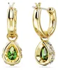 SWAROVSKI Damen Drop-Ohrringe Grün CHROMA:PE MINI HOOP Produktbild-Vorschau 4