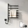 Heilmetz Elektrischer Handtuchheizkörper 78x45 cm Schwarz, Produktbild-Vorschau 1