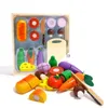 Tooky Toy Gemüsekiste aus Holz mit Schneidgemüse, 20 Stück Produktbild-Vorschau 2