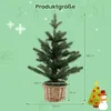 Mała choinka COSTWAY 48 cm, podświetlana mini choinka, 20 Podgląd zdjęcia produktu 3