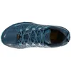 Trailrunning-Schuh "Akyra Woman Gtx" von La Sportiva in Dunkelblau mit hellblauen Akzenten und rutschfester Sohle. Produktbild-Vorschau